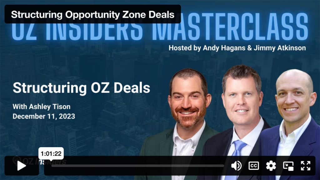 Structuring OZ Deals